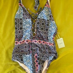 Cupshe-Listen to me Halter swimsuit